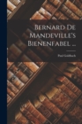 Image for Bernard De Mandeville&#39;s Bienenfabel ...