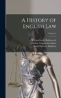 Image for A History of English Law; Volume 1