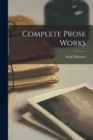 Image for Complete Prose Works