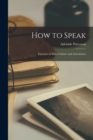 Image for How to Speak