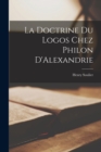 Image for La Doctrine du Logos Chez Philon D&#39;Alexandrie