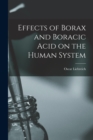 Image for Effects of Borax and Boracic Acid on the Human System