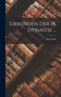 Image for Urkunden Der 18. Dynastie ...
