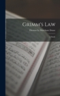 Image for Grimm&#39;s Law : A Study