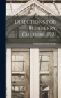 Image for Directions for Blueberry Culture, 1921