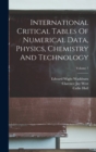 Image for International Critical Tables Of Numerical Data, Physics, Chemistry And Technology; Volume 7