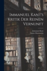 Image for Immanuel Kant&#39;s Kritik der Reinen Vernunft