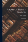 Image for Poems of Henry Timrod; With Memoir