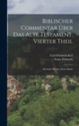 Image for Biblischer Commentar uber das alte Testament. Vierter Theil : Poetische Bucher. Erster Band.