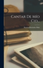 Image for Cantar De Mio Cid...