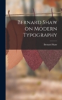 Image for Bernard Shaw on Modern Typography