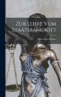 Image for Zur Lehre vom Staatsbankrott