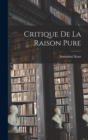 Image for Critique De La Raison Pure