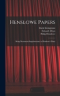 Image for Henslowe Papers