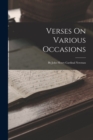 Image for Verses On Various Occasions