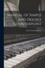 Image for Manual of Simple and Double Counterpoint