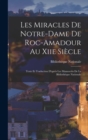 Image for Les Miracles De Notre-Dame De Roc-Amadour Au Xiie Siecle
