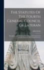 Image for The Statutes Of The Fourth General Council Of Lateran