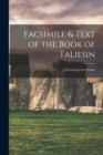 Image for Facsimile &amp; Text of the Book of Taliesin