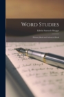 Image for Word Studies : Primary Book and Advanced Book