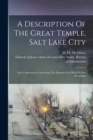 Image for A Description Of The Great Temple, Salt Lake City