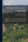 Image for Wharton&#39;s Law-Lexicon