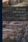 Image for ...Russian Sociology; a Contribution to the History of Sociological Thought and Theory