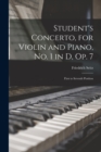 Image for Student&#39;s Concerto, for Violin and Piano, no. 1 in D, op. 7