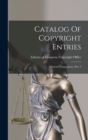 Image for Catalog Of Copyright Entries