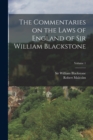 Image for The Commentaries on the Laws of England of Sir William Blackstone; Volume 1