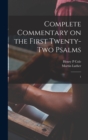 Image for Complete Commentary on the First Twenty-two Psalms : 1