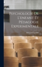 Image for Psychologie De L&#39;enfant Et Pedagogie Experimentale