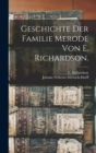 Image for Geschichte der Familie Merode von E. Richardson.