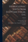 Image for Hieroglyphic Texts From Egyptian Stelae, Etc; Volume 6