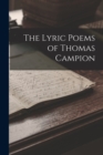 Image for The Lyric Poems of Thomas Campion