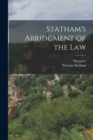 Image for Statham&#39;s Abridgment of the Law