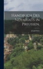 Image for Handbuch des Notariats in Preußen.