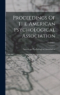 Image for Proceedings Of The American Psychological Association; Volume 1