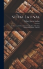 Image for Notae Latinae
