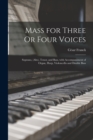 Image for Mass for Three Or Four Voices