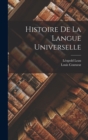 Image for Histoire De La Langue Universelle