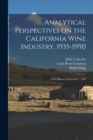 Image for Analytical Perspectives on the California Wine Industry, 1935-1990