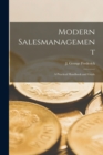 Image for Modern Salesmanagement; A Practical Handbook and Guide