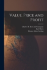 Image for Value, Price and Profit