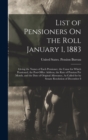 Image for List of Pensioners On the Roll January 1, 1883