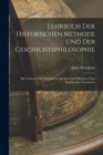 Image for Lehrbuch Der Historischen Methode Und Der Geschichtsphilosophie
