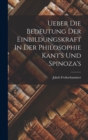 Image for Ueber Die Bedeutung Der Einbildungskraft In Der Philosophie Kant&#39;s Und Spinoza&#39;s