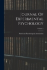Image for Journal Of Experimental Psychology; Volume 1