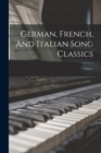 Image for German, French, And Italian Song Classics