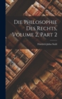 Image for Die Philosophie Des Rechts, Volume 2, part 2